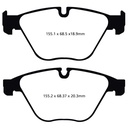 EBC Brakes Yellowstuff Performance Brake Pads