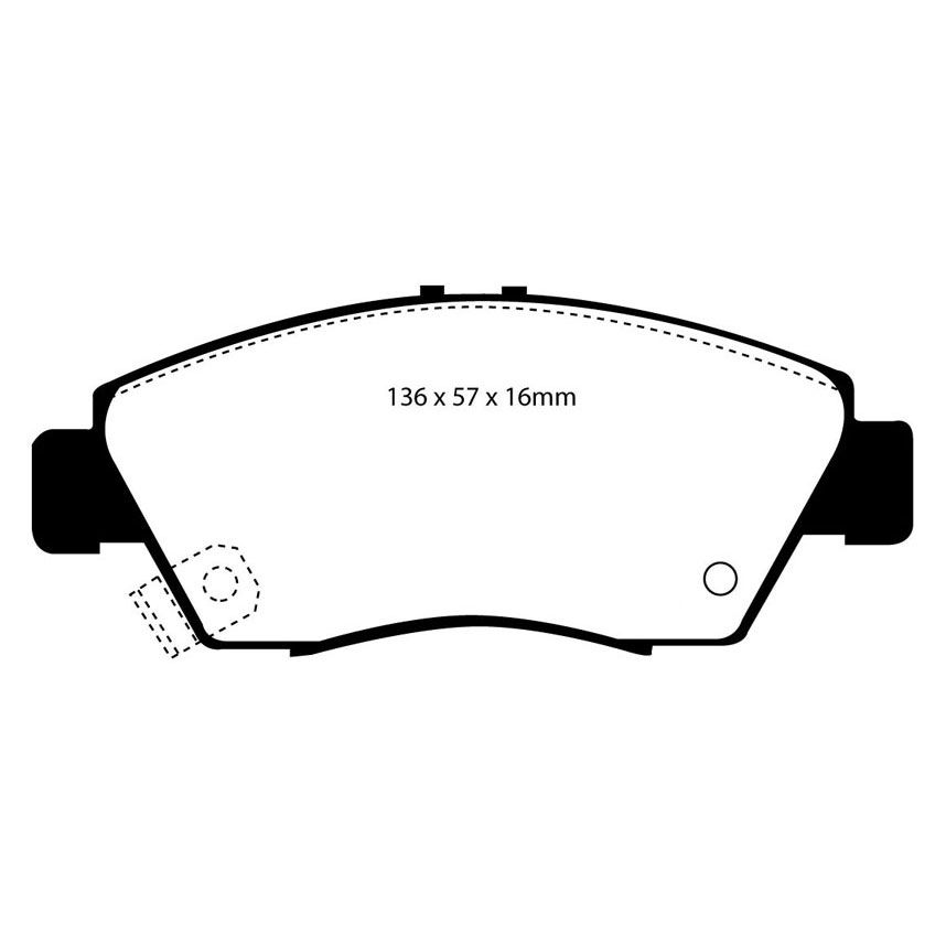 EBC Brakes Yellowstuff Performance Brake Pads