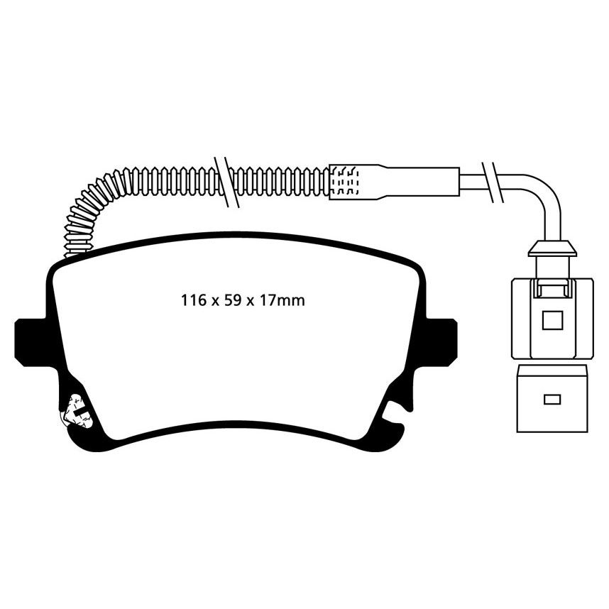 EBC Brakes Redstuff Performance Brake Pads