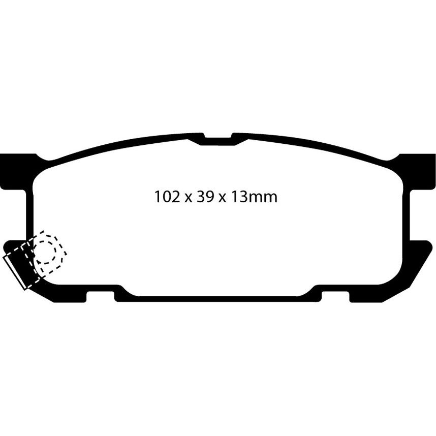 EBC Brakes Yellowstuff Performance Brake Pads