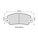 Pagid RSH42 Brake Pads