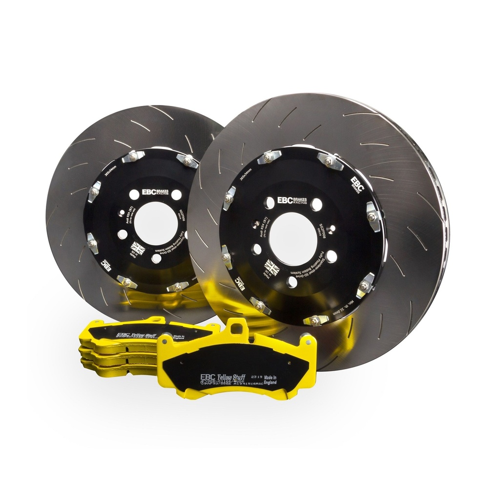 [EBCP2DK001Y] EBC Brakes P2DK 2 Piece Fully Floating Disc Kit With Yellowstuff Pads