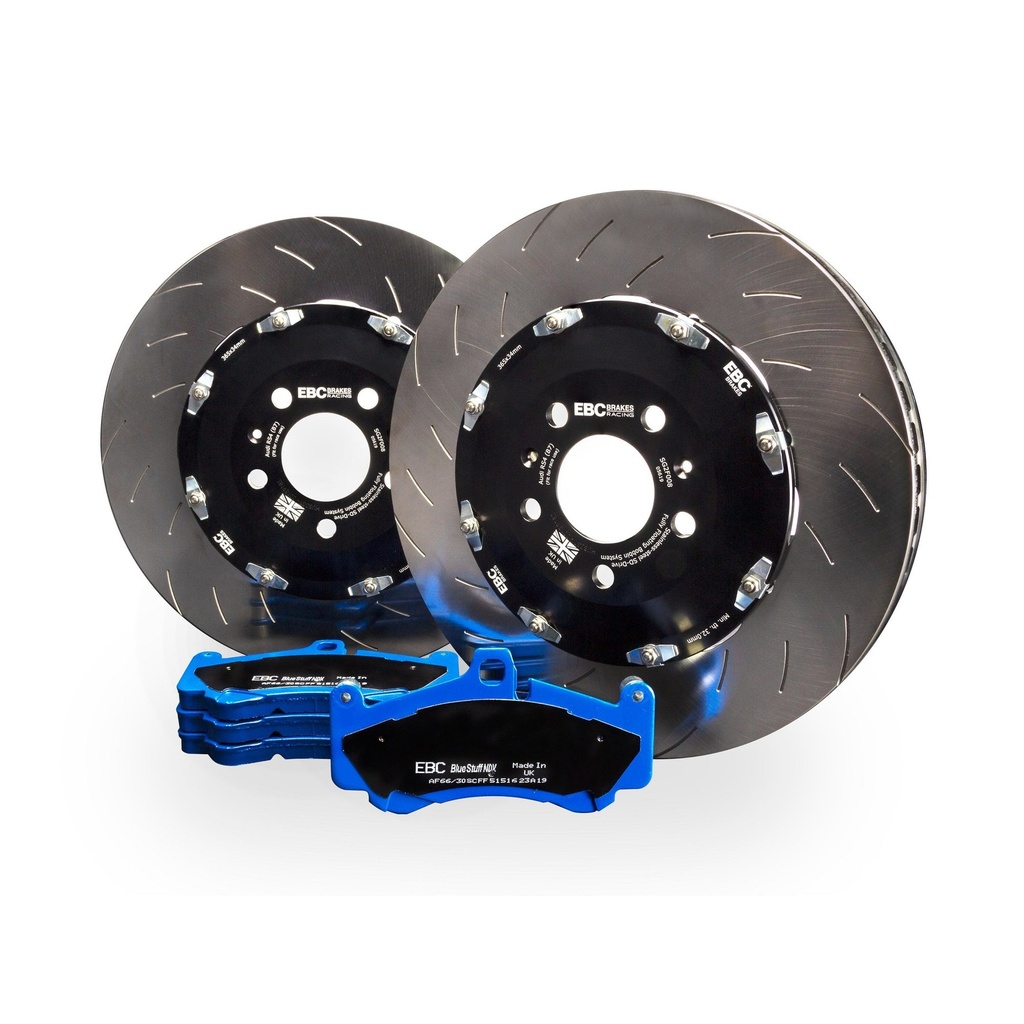 [EBCP2DK013B] EBC Brakes P2DK 2 Piece Fully Floating Disc Kit With Bluestuff NDX Pads