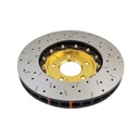 dba Single Brake Disc 5000 Series T3 Slotted With Black Bell
