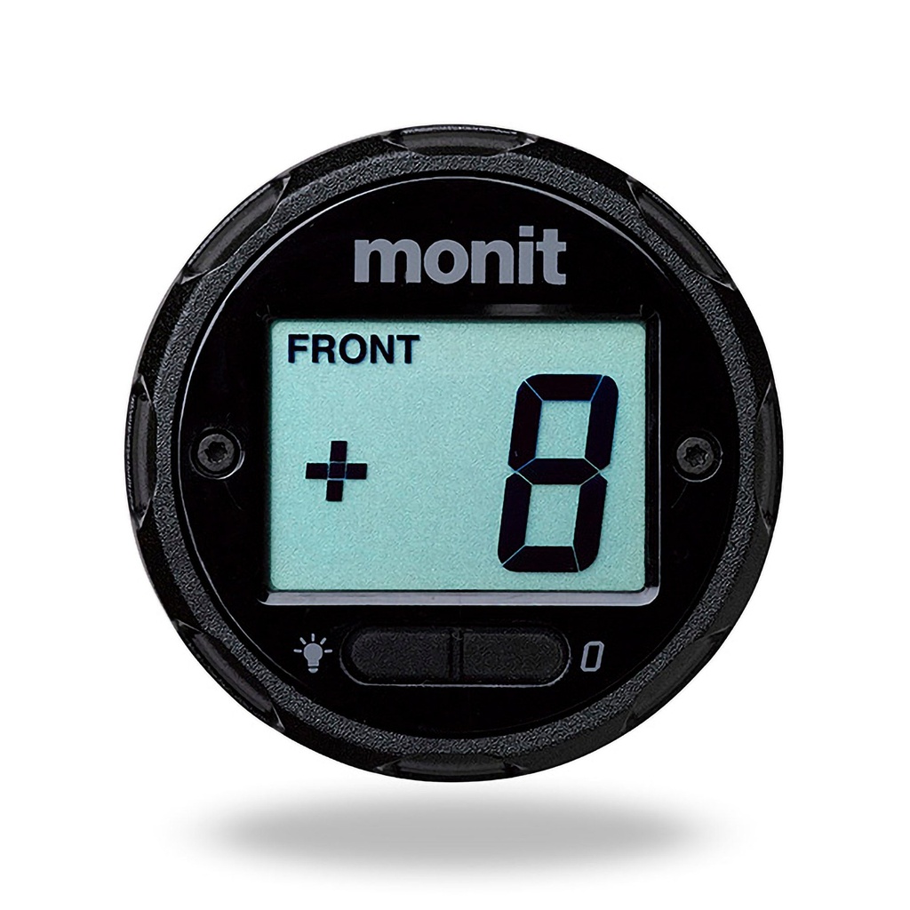 [7000051-2294258] Monit Brake Bias Adjuster Dial (Bulkhead Mount, Black)