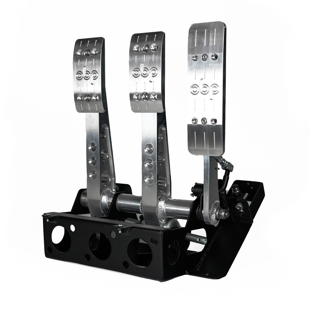 [2012551-3460124] OBP Track Pro V2 Universal Floor Mount Pedal Box (Option 1, Black)