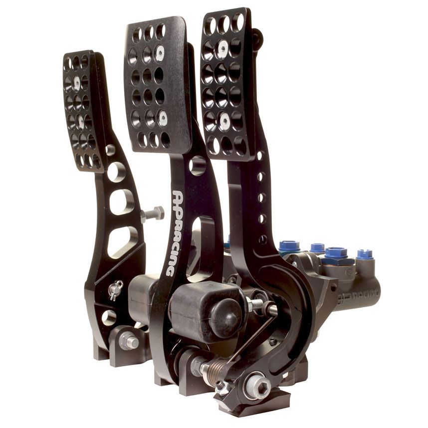 [240089-2271328] AP Racing Floor Mounted Pedal Box Assembly (M8 x 1.25 Clevis, Brake, Clutch)