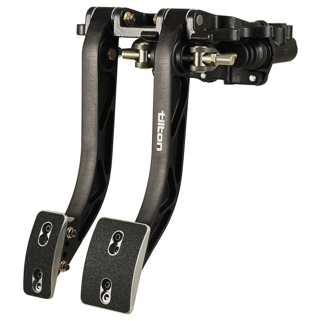 Tilton 600 Series Bulkhead Mount 2 Pedal Lightweight Assembly - Forged Alloy Pedals