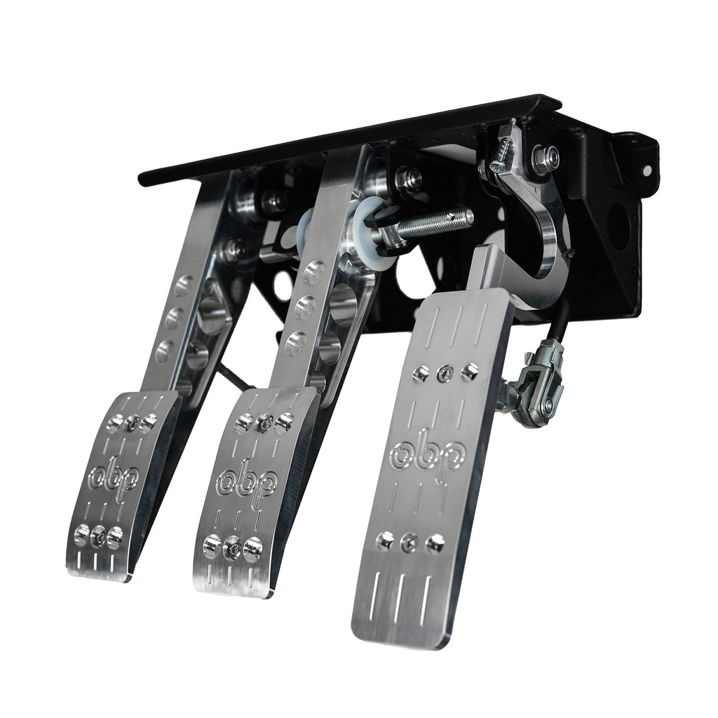 [384033-2770779] OBP Universal Pro Race Top Mount 3 Pedal Assembly (With Bias Bar without Master Cylinders)