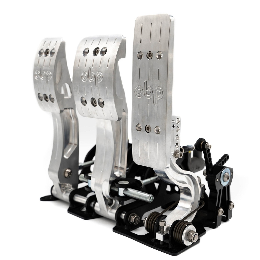 OBP Universal Racing Series Cockpit Floor Mount 3 Pedal Box Assembly