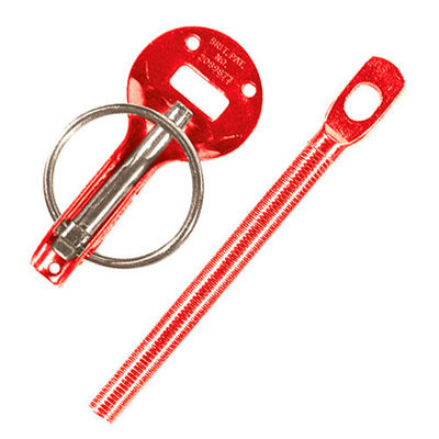 [248346-1594214] Sparco Quick Release Bonnet Pins (Blue Anodised Alloy)