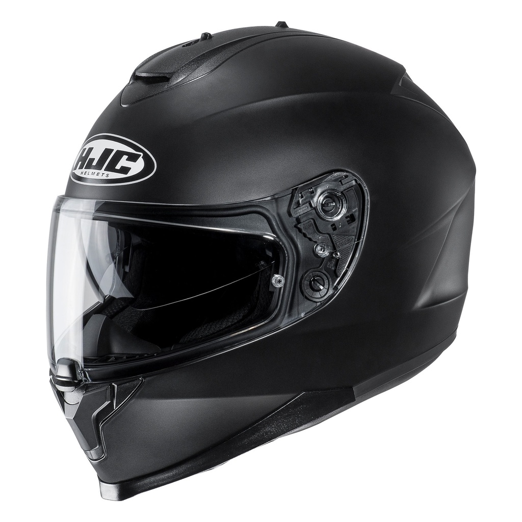 [5001436-3821355] HJC C70N Plain Motorcycle Helmet (M (57-58cm), Matt Black)