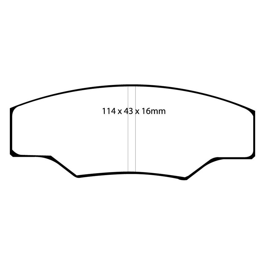 EBC Brakes Competition Brake Pads - Redstuff Compound