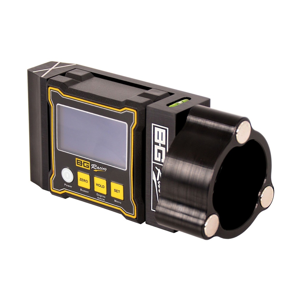 B-G Racing Billet Digital Castor / Camber Gauge With Magnetic Adaptor