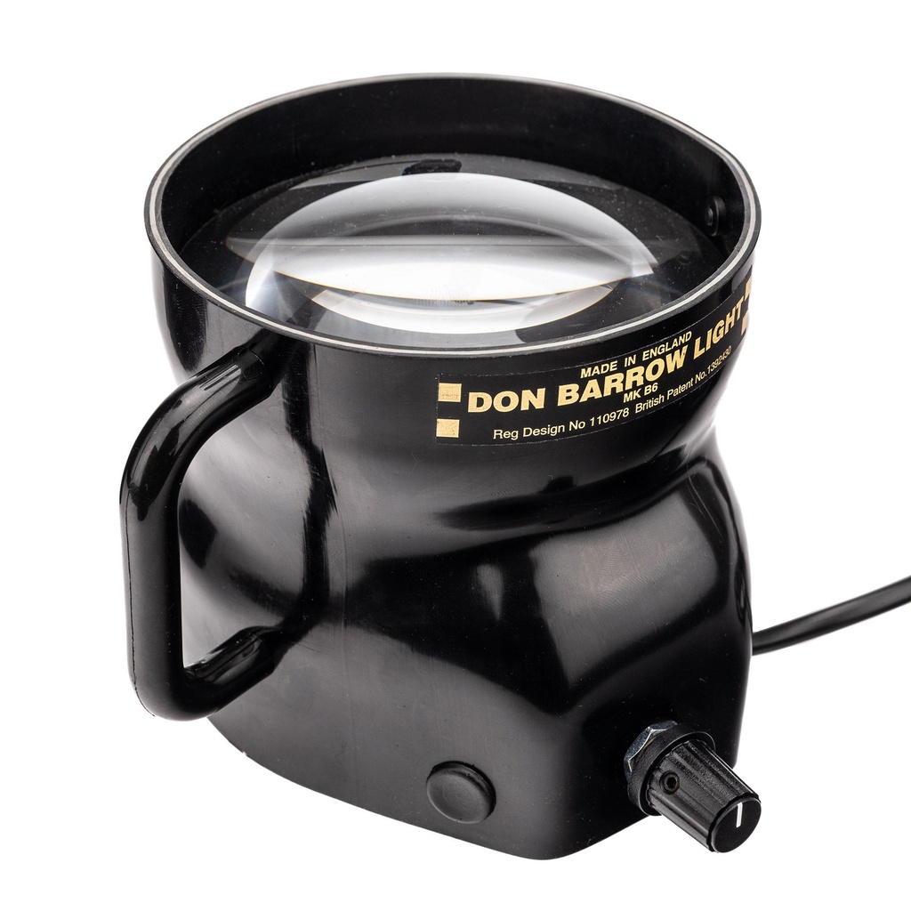 [NAVB6] Don Barrow 'Poti' Map Magnifier Light With Rheostat, Base Plate & Hook