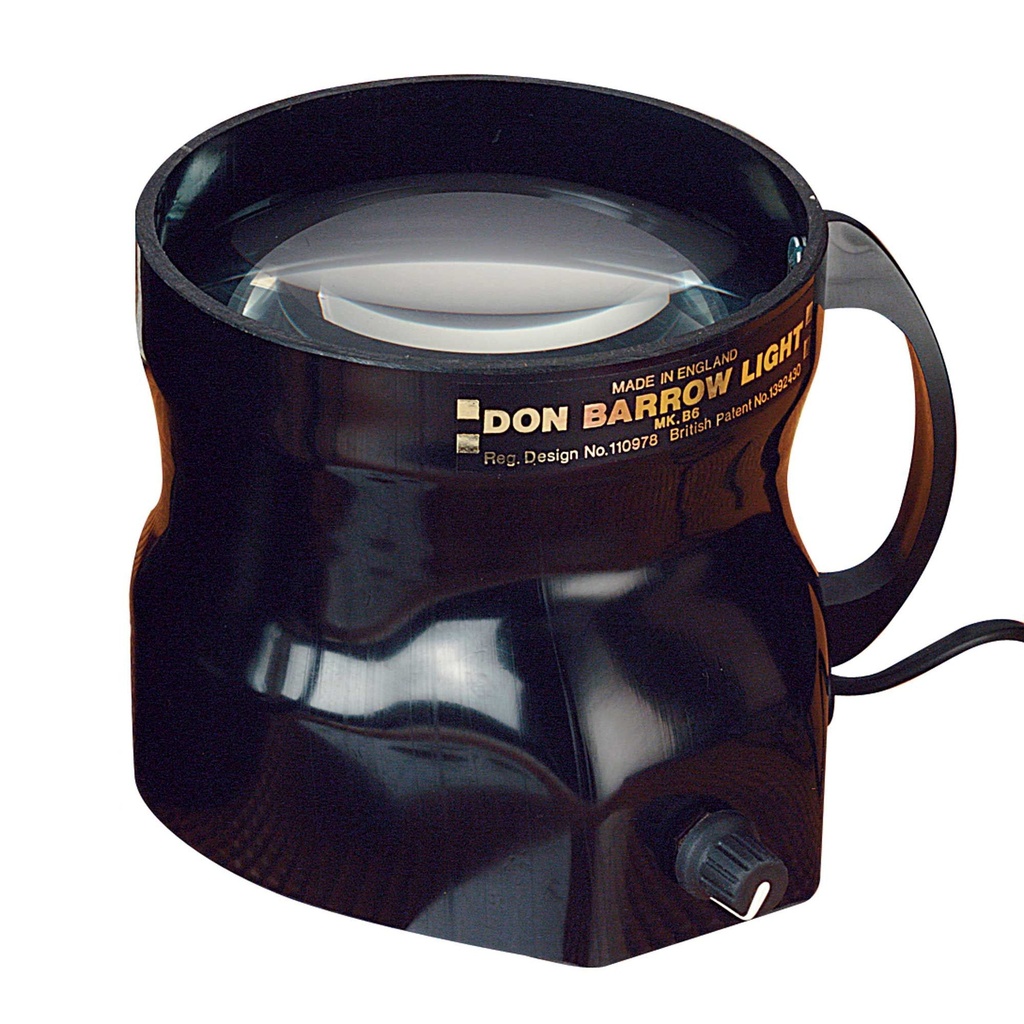 [NAVDB8LED] Don Barrow Twin LED 'Poti' Map Magnifier Light With Rheostat Base Plate & Hook