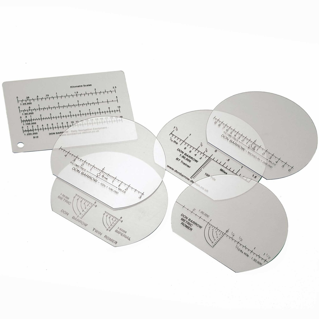 [245833-1593751] Don Barrow Map Magnifier 'Poti' Base Plate (1:50000 Scale, Suits Map Magnifier Models DB2-DB8)