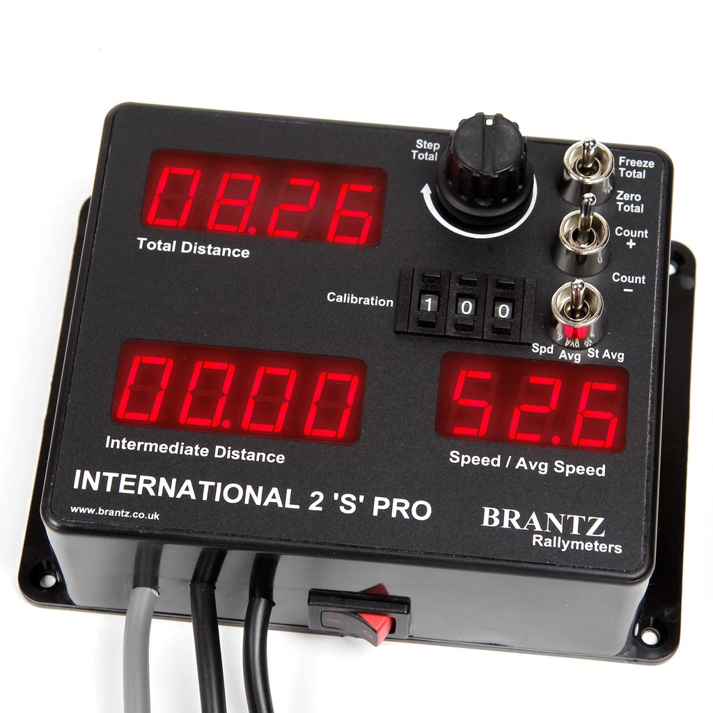 [736982-1737815] Brantz International 2S & 3 Pro Tripmeters (No Driver Display Socket, Speed / Average Speed)