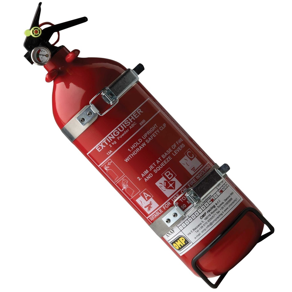[OMPCB0-0316-A01] OMP Hand Held Fire Extinguisher 2kg Dry Powder