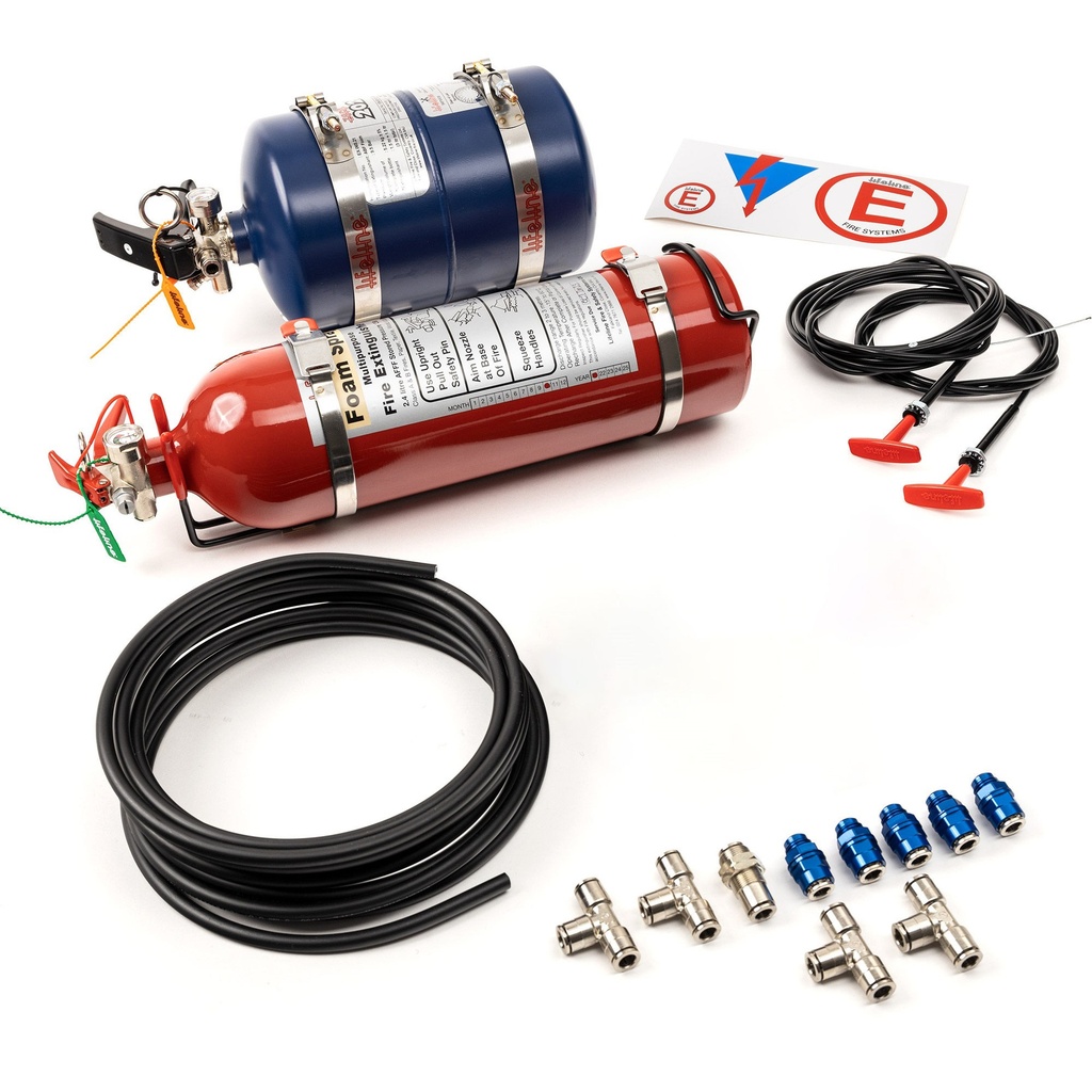 [LIF106-400-006] Lifeline Zero 2020 Mechanical Fire Extinguisher 3.0 Ltr Rally Package