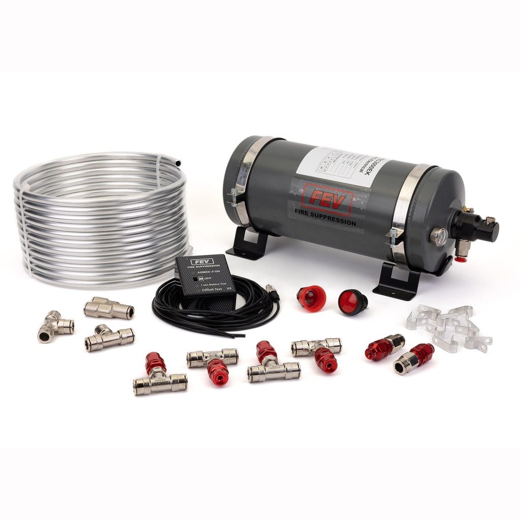 [FEV100.000.157.MV] FEV N-TEC 3.0Kg Electrical Stored Pressure Gas Fire Extinguisher Kit
