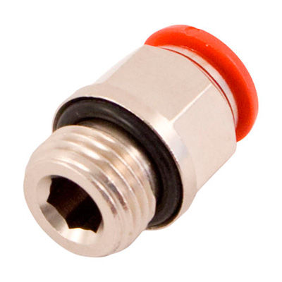 [2007751-3105919] OMP Straight Connector For Fire Extinguishers (1/8 Inch BSP)