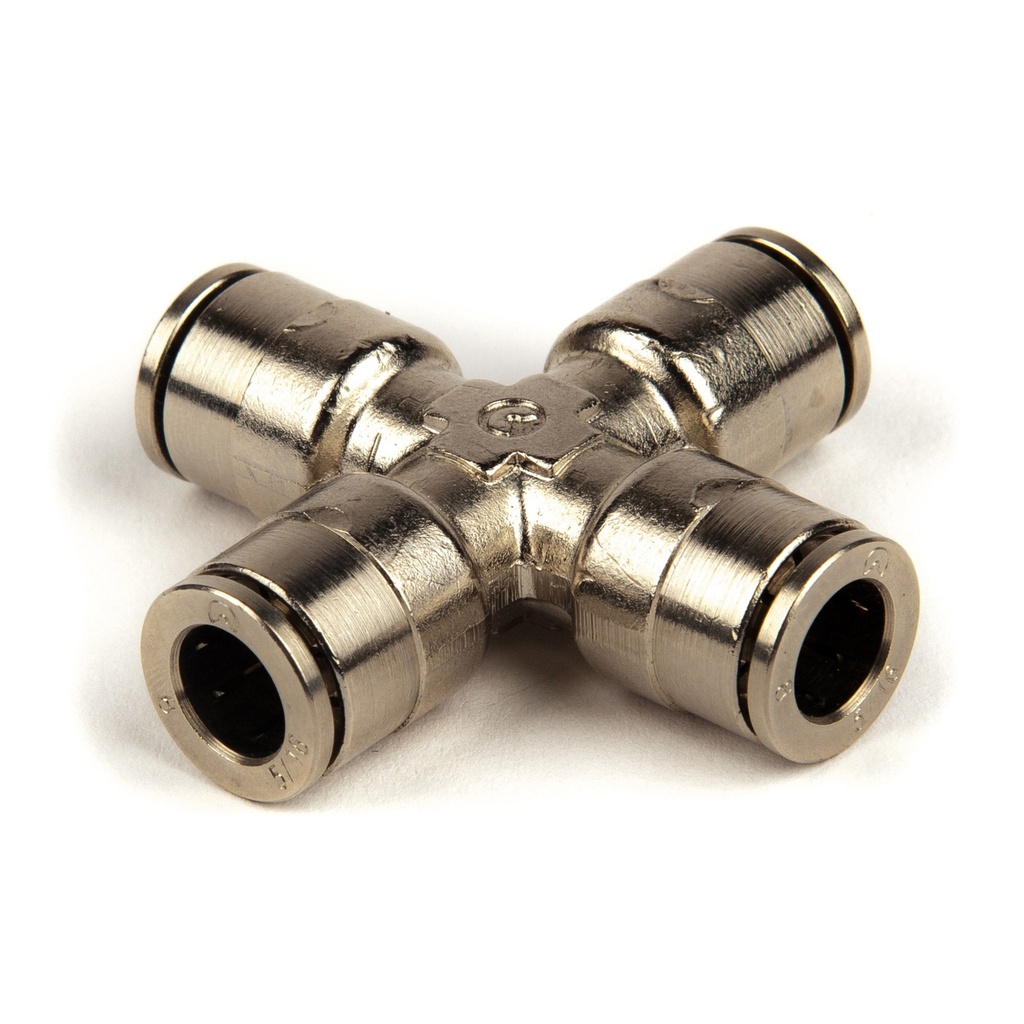 [FEV100.900.029] FEV Metal 4 Way Connector For 8mm Alloy Tubing