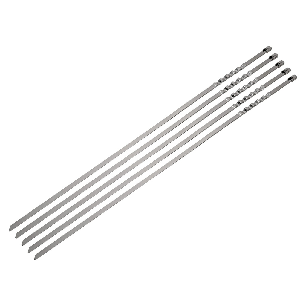 [7002404-3894151] Design Engineering LokJaw Stainless Steel Locking Ties (8 Inch Long)