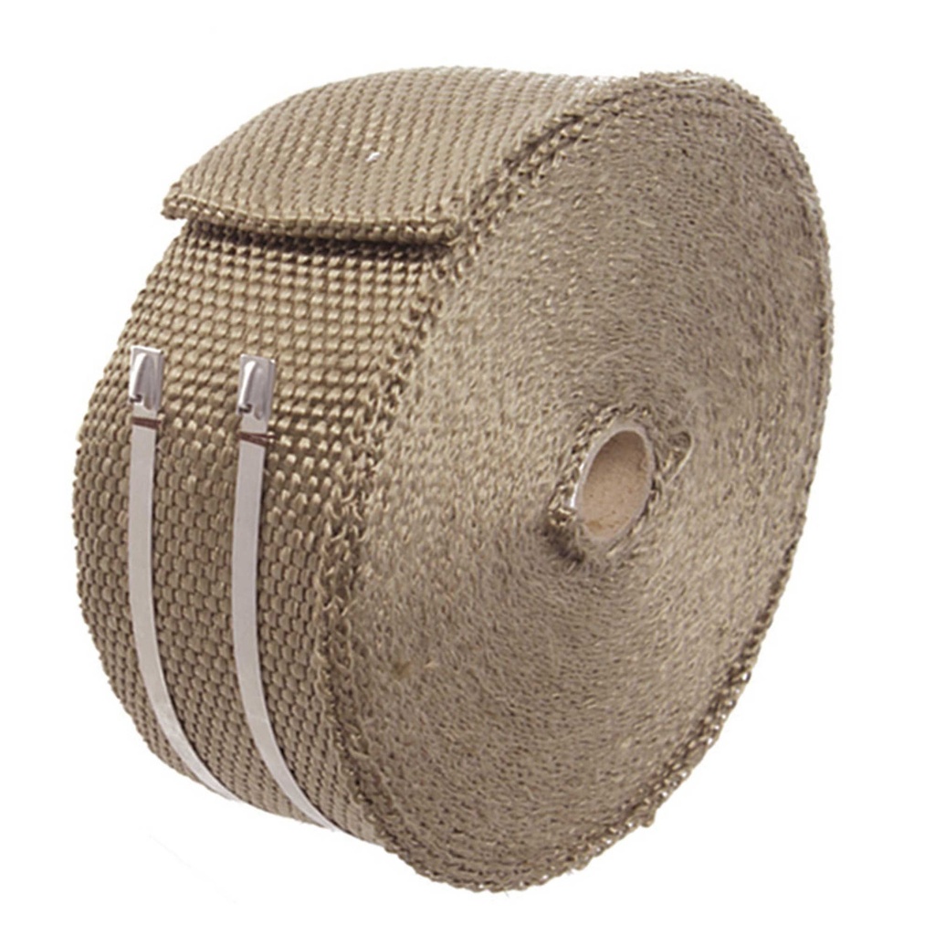 [265990-1683531] Samco Pro Shield Titanium Exhaust Wrap (50ft, 1 Inch)