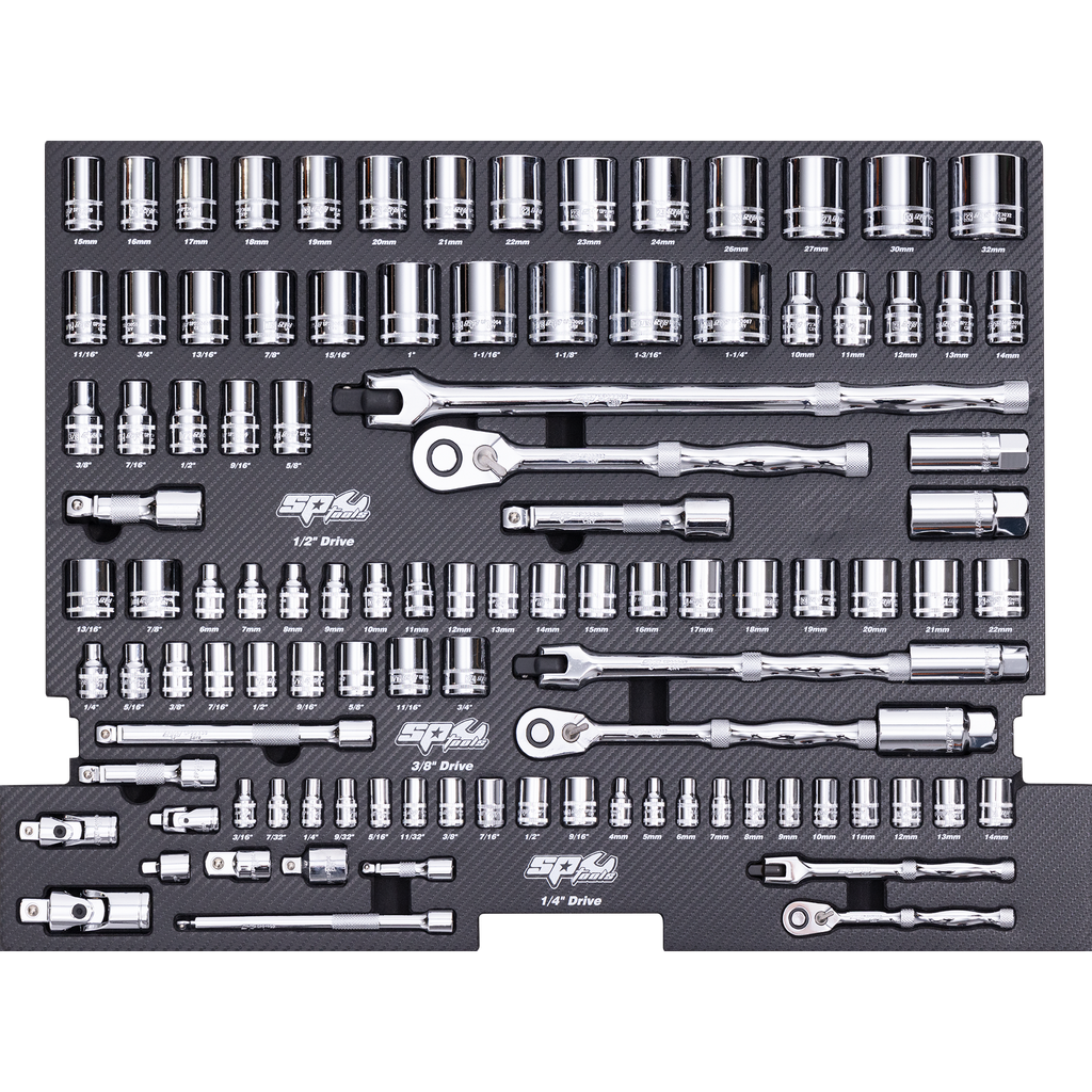 [SP50017M] EVA TOOLKIT - 25PC METRIC/SAE - QUAD DR ROE SPANNERS