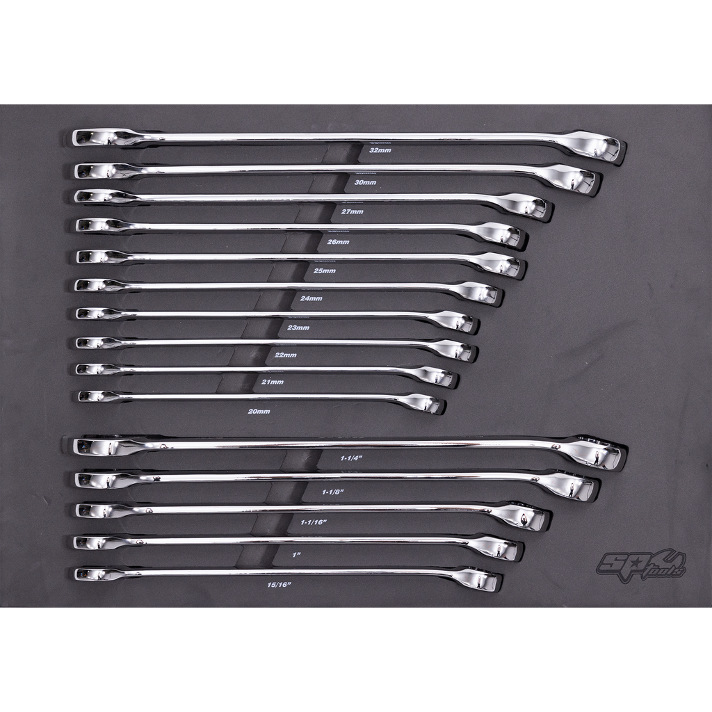 [SP50016] EVA TOOLKIT - 15PC METRIC/SAE - LARGE ROE SPANNERS