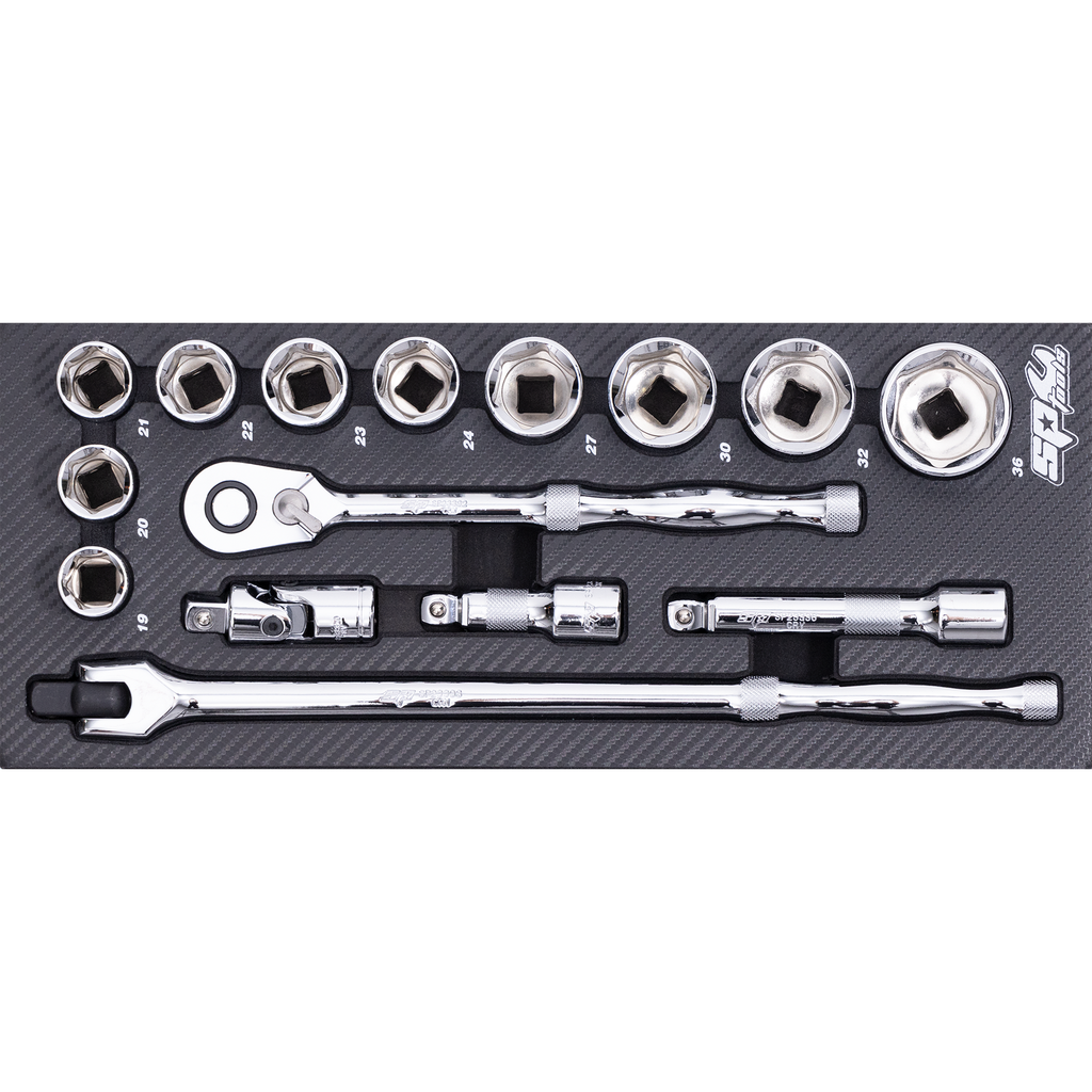 EVA TOOLKIT - 15PC METRIC - 1/2"