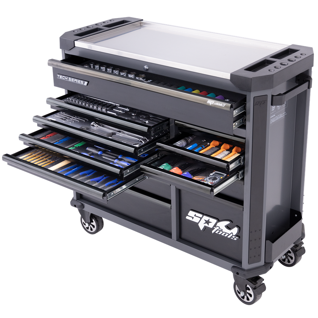 [SP52635DX] TOOLKIT 403PC METRIC - TECH SERIES ROLLER CABINET TRADE TECHNICIAN 13 DRAWER DIAMOND BLACK FOAMED