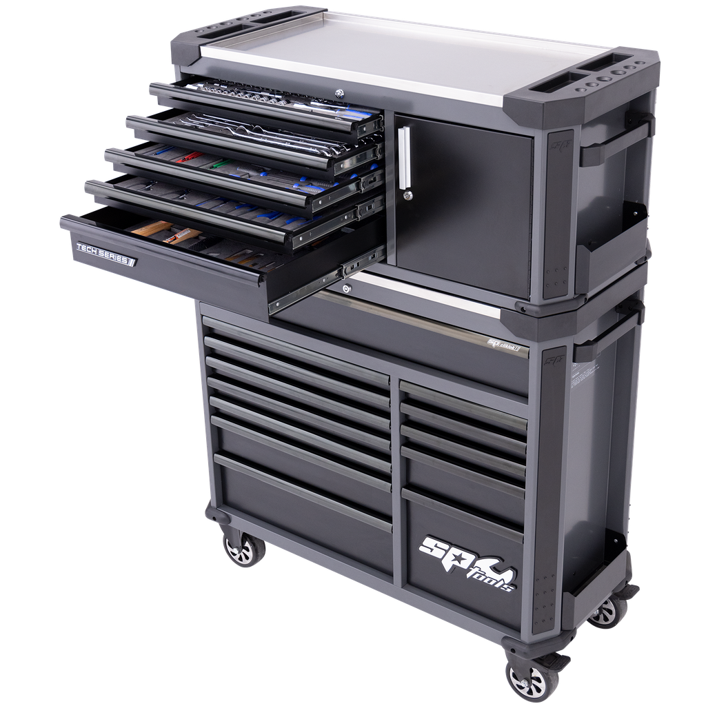 [SP52384DX] TOOLKIT 351PC METRIC/SAE - TECH SERIES 18 DRAWER DIAMOND BLACK FOAMED