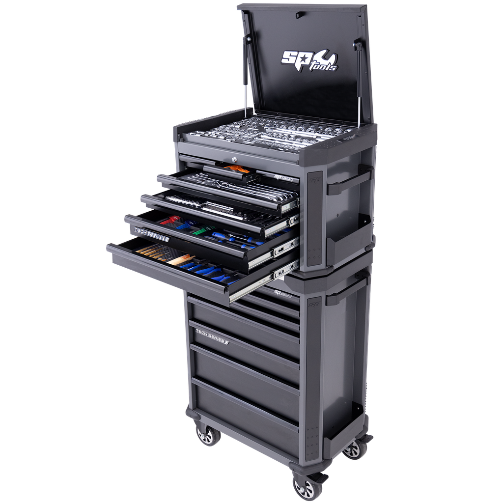 [SP52265DX] TOOLKIT 282PC METRIC/SAE - TECH SERIES 14 DRAWER DIAMOND BLACK FOAMED