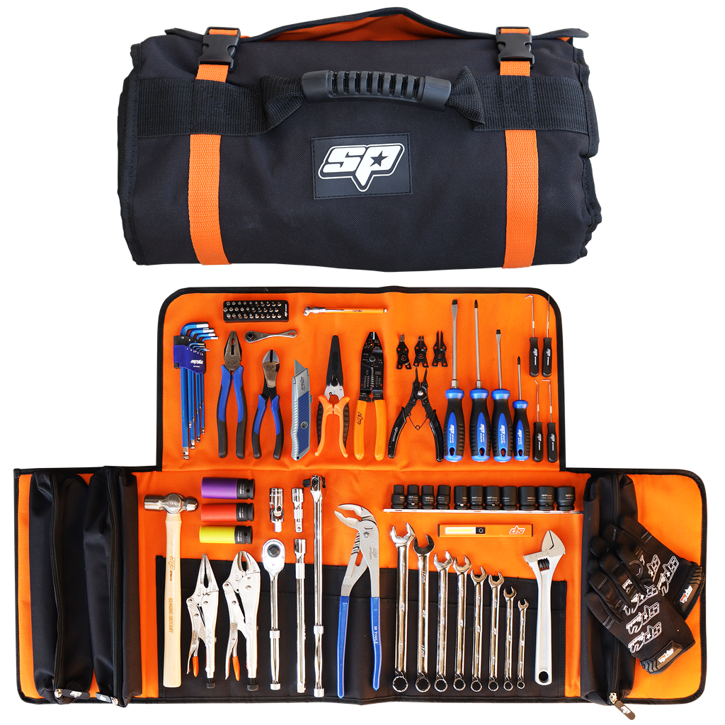 TOOLKIT 90PC METRIC - MOBILE TOOL ROLL
