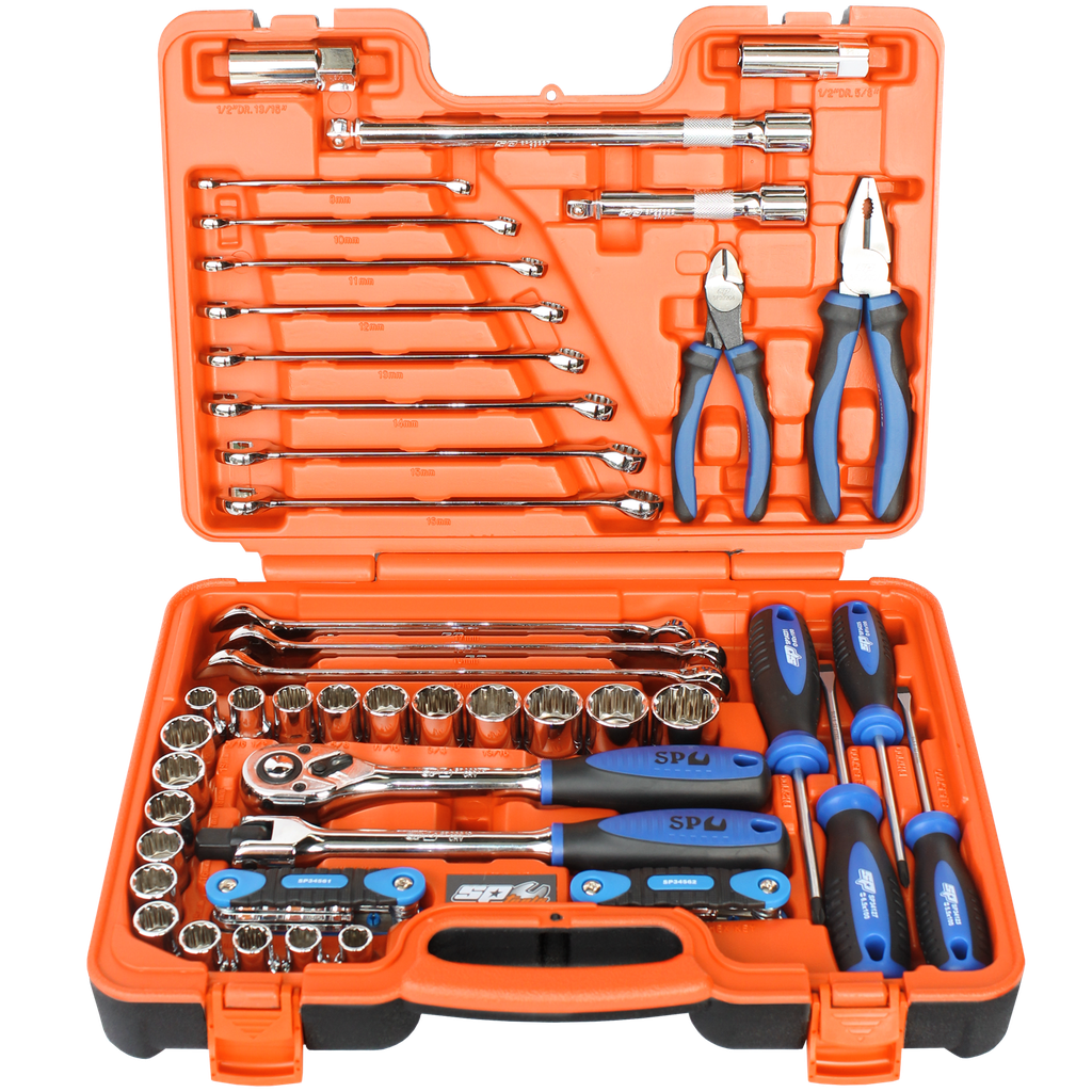 [SP51205] TOOLKIT 60PC METRIC/SAE - 1/2"DR 12PT IN X-CASE