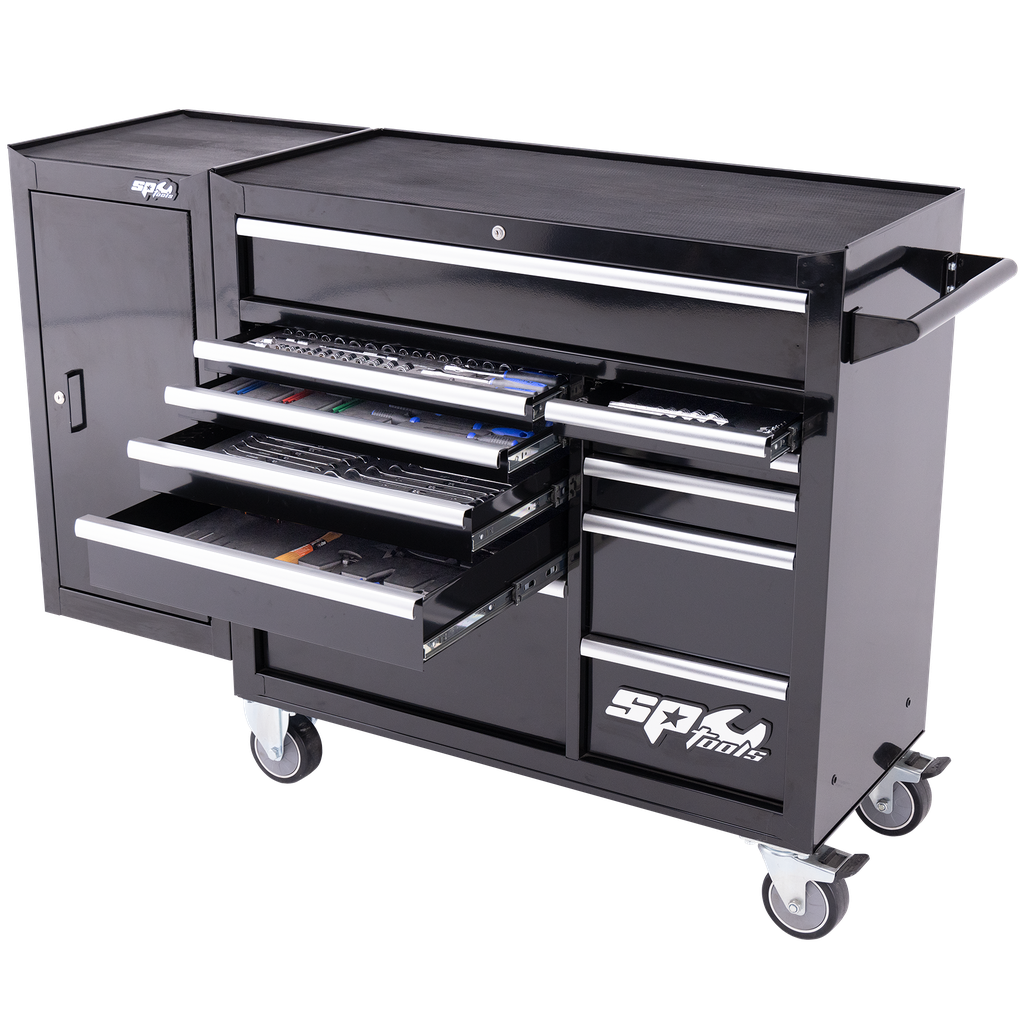 [SP50626X] TOOLKIT 238PC METRIC/SAE - CUSTOM SERIES ROLLER CABINET WITH SIDE CABINET 11 DRAWER BLACK FOAMED