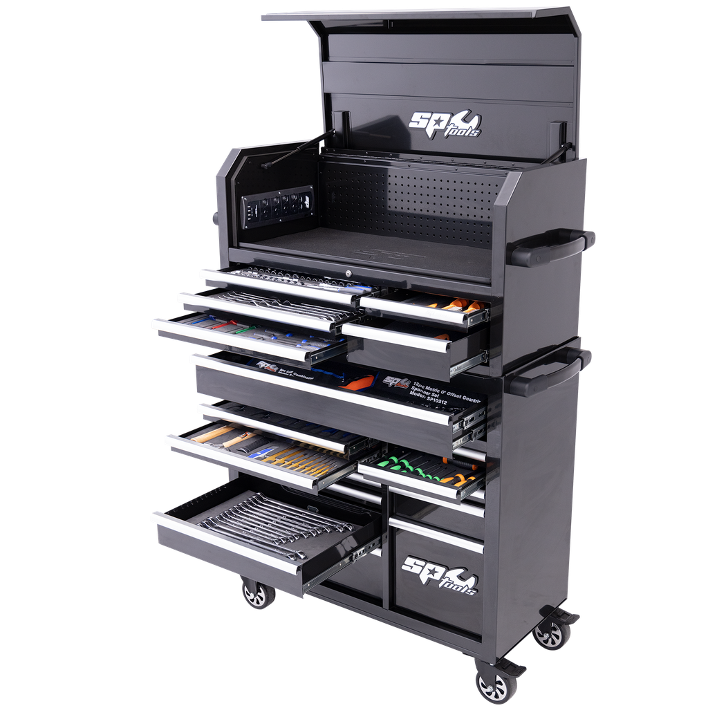 [SP50557X] TOOLKIT 549PC METRIC/SAE - SUMO SERIES POWER HUTCH 18 DRAWER BLACK FOAMED