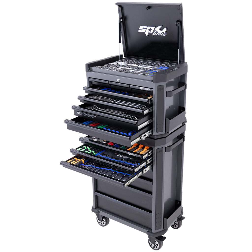 [SP50444D] TOOLKIT 629PC METRIC/SAE - TECH SERIES 14 DRAWER DIAMOND BLACK