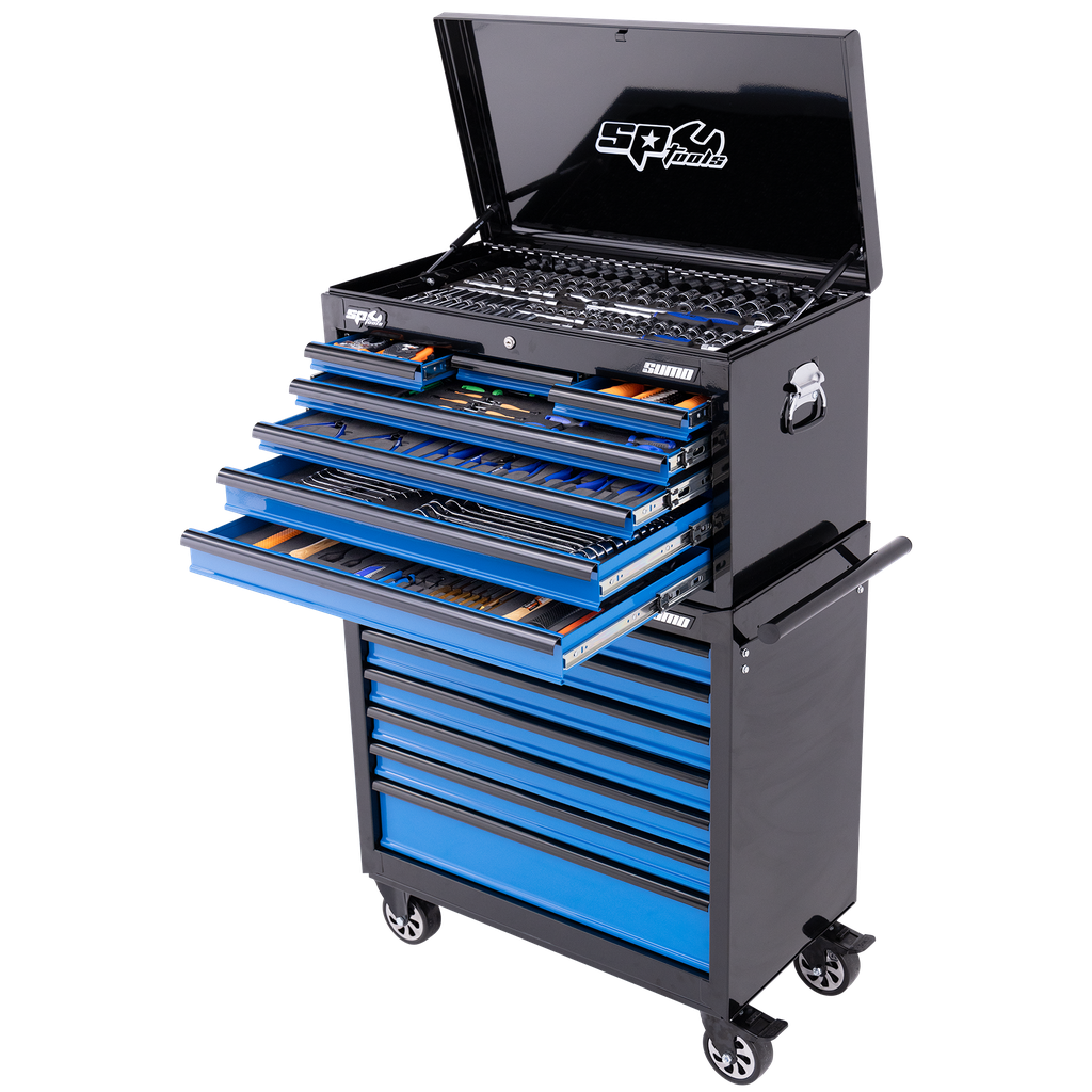 [SP50176X] TOOLKIT 417PC METRIC/SAE - SUMO SERIES 14 DRAWER BLACK/BLUE FOAMED