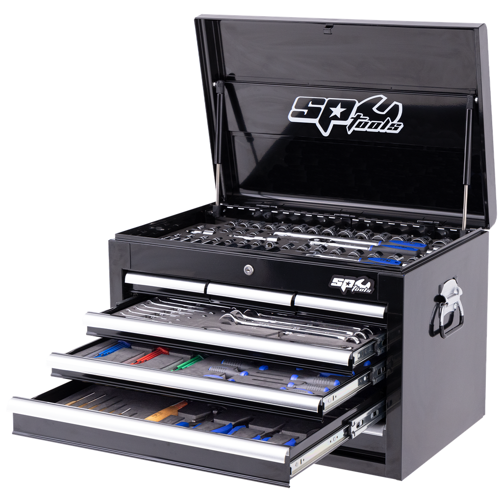[SP50120X] TOOLKIT 201PC METRIC - CUSTOM SERIES 7 DRAWER BLACK FOAMED