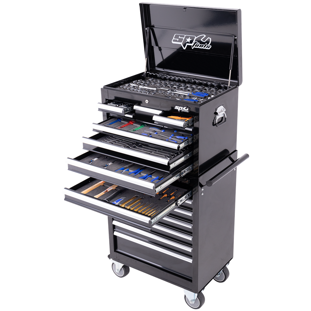 [SP50105X] TOOLKIT 303PC METRIC/SAE - CUSTOM SERIES 15 DRAWER BLACK FOAMED