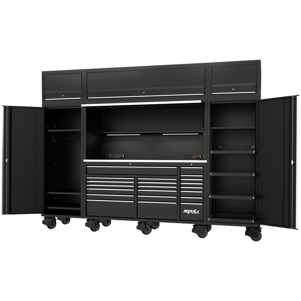 [SP44895] WORKSTATION - USA SERIES 113" INCLUDING OVERHEAD BLACK