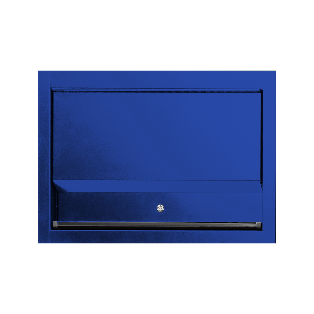 [SP44881BL] OVERHEAD HUTCH - USA SERIES TO SUIT 27" SIDE LOCKERS BLUE/BLACK