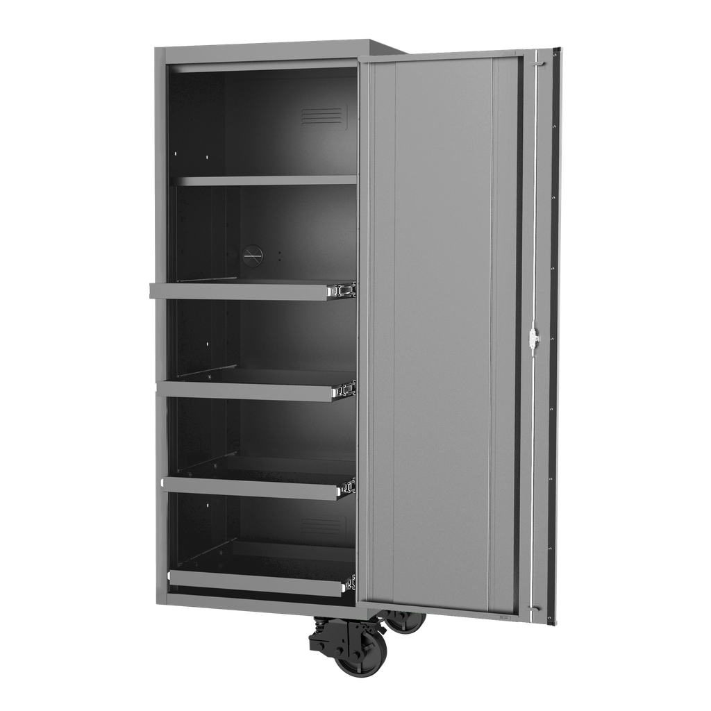 [SP44880GY] SIDE LOCKER - USA SERIES 27" 4 SHELF MATTE GREY