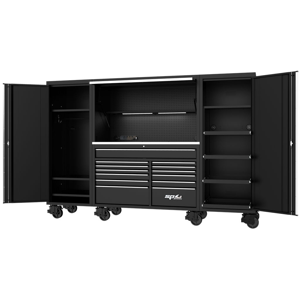 WORKSTATION COMPLETE - USA SERIES 114" BLACK