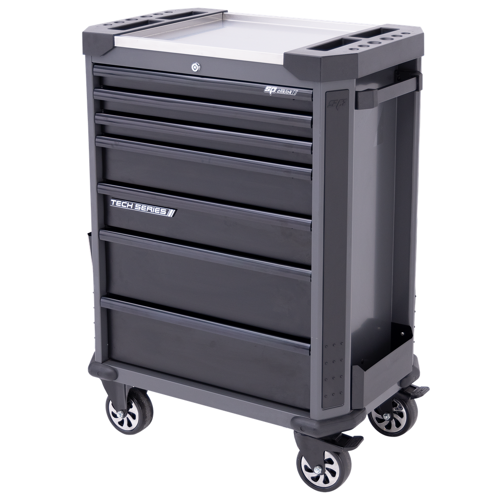 [SP42255D] ROLLER CABINET - TECH SERIES 7 DRAWER DIAMOND BLACK