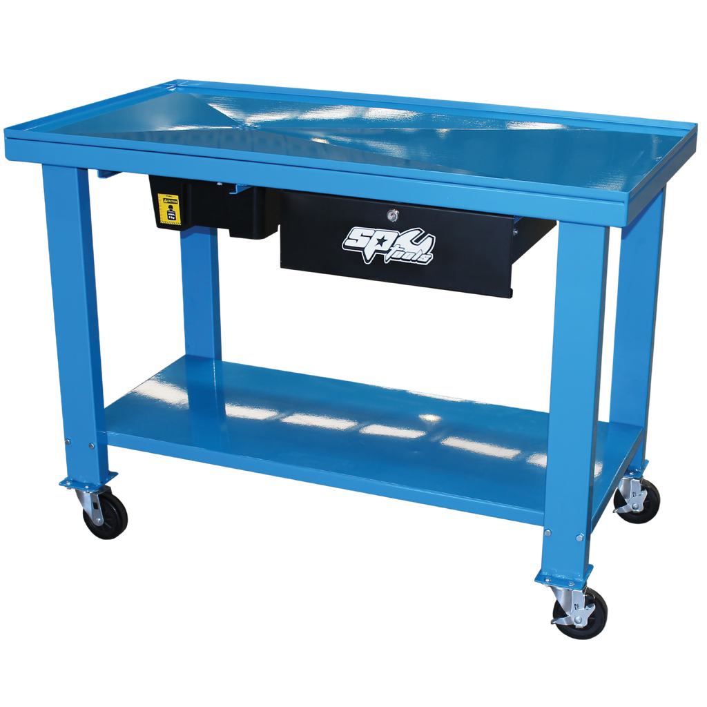 [SP40415] WOKKBENCH - ENGINE TEAR DOWN 1 DRAWER BLUE