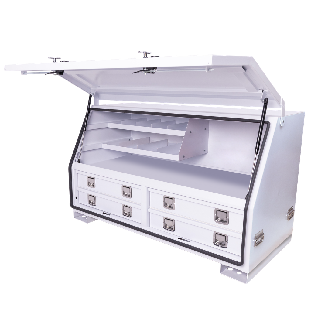 [SP40332] TOOL BOX - TRUCK BOX 1370MM 4 DRAWER WHITE